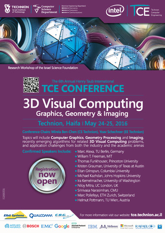 The 6th Annual International TCE Conference on 3D Visual Computing: Graphics, Geometry and Everything in Between. 

