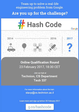 Hash Code 2017 של גוגל במדעי המחשב