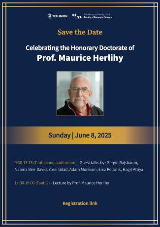 Celebrating the Honorary Doctorate of  Prof. Maurice Herlihy Seminar