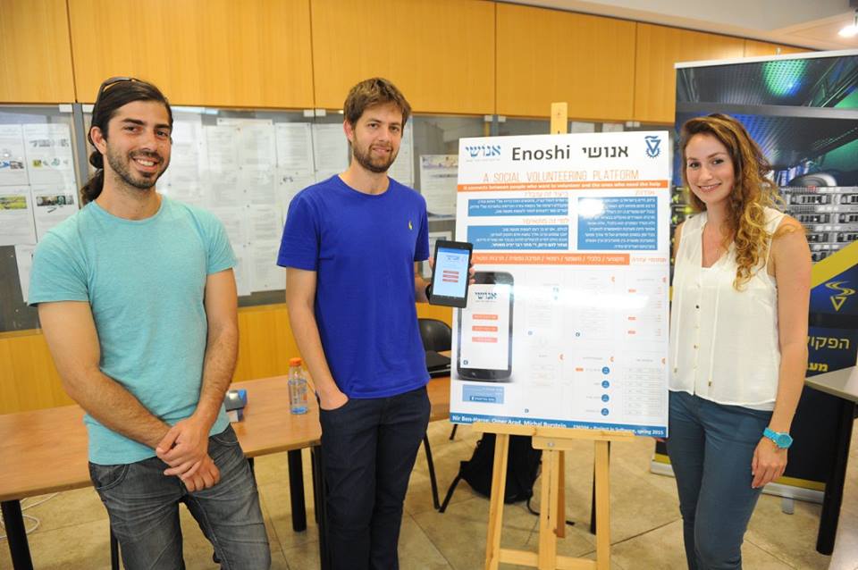 Technion [CS] Students Developed "Enoshi" - Social Volunteering Platform