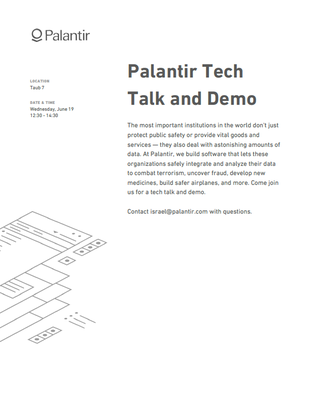 יום זרקור של חברת PALANTIR