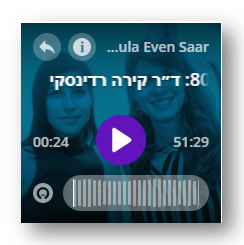 קירה רדינסקי בשיחה אישית עם גאולה אבן