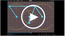 Video of Kinematics Simulation over Freeform Geometry